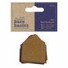 Envelop bruin p/20st diverse maten mini Bare Basics