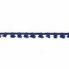 Lint donkerblauw p/mtr Flosjesband Katoen  