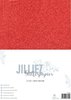 Glitterpapier rood A4 p/3vel 