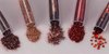 Glitterset bruin/rood Delicious 1.8gr p/5st