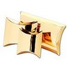 Gondeldoos goud 14.5x13x4cm p/5st kussendoos