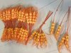 Graan met ijzerdraad 1x18cm p/10st oranje