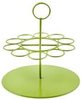 Houder metaal groen 14x14cm p/st 10 reageerbuisjes