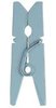 Knijper 3.5cm p/12st lichtblauw hout