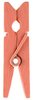 Knijper 3.5cm p/12st perzik hout 