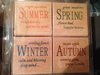 Stempel 4seizoenen 4x4cm p/st hout