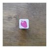 Stempel aardbei  p/st hout