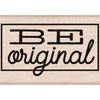 Stempel  BE original 7.6x7.6cm p/st hout