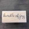 Stempel Bundle of joy 6.3x3cm p/st hout