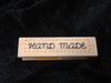 Stempel handmade met stitch 7x1.8cm p/st hout