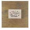 Stempel have a wonderful winter 4x3cm p/st hout