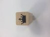 Stempel kroon 1.8x1.8cm p/st hout