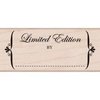 Stempel limited edition 6.3x2.5cm p/st hout