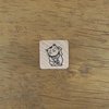 Stempel lucky cat p/st hout