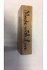 Stempel Made with love langwerpig p/st hout