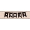 Stempel MOM slinger 1.3x7.6cm p/st hout