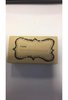 Stempel name met kader 7x3.8cm p/st hout