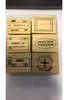 Stempel postzegels in doosje vliegtuig p/6st hout
