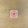 Stempel ster 1.5x1.4cm p/st hout