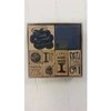 Stempelset p/7st hout