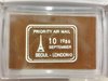 Inkt bruin 7x5cm p/st groot 