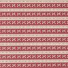 Inpakpapier hartjes strikje rood/wit 70cm p/2mtr