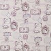 Inpakpapier nostalgie wit/creme 70cm p/2mtr