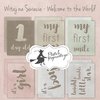 Journaling cards Welcome To the World 7.5x10cm p/6st