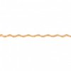 Lint bruin zigzag 6mm p/mtr jute 