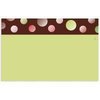 Kadolabels neutraal met tip 5.7x8.9cm p/5st groen