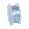 Lint lichtblauw zijdekoord rond 2mm p/5mtr