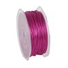 Lint fuchsia zijdekoord rond 2mm p/5mtr