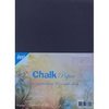 Karton zwart A4 250gr p/25vel krijtpapier chalk