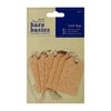 Labels 6x3.5cm p/6st Kurk 