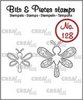 Clear stamp nr.128 2x libelle p/st Bits&amp;Pieces 