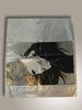Draagtas vrouwenhoofd 38x44+8cm p/50st zilver/zwart plastic 