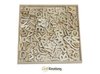 Ornament Alfabet basic klein 10.5x10.5cm p/250st hout