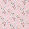 Inpakpapier roos roze stip 70cm p/2mtr