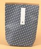 Paper bags blauw ster 16x14.5x6.5cm p/5st tweed star