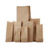 Zakken bruin suikerzak 24x7.5x65cm p/10st