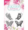 Clear stamp stans en CC Vlinders p/st