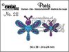 Stans nr.28 2x libelle diverse maten p/st