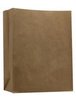 Zakken bruin 26+12x35cm p/25st blokbodem papier 80 gr