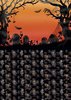 Papier A4 Happy Halloween-begraafplaats p/vel