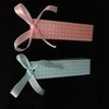 Baby kado doos blauw met stip 14x3.5cm p/st 