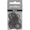 Balletjesketting metallic 1.5mm p/mtr donkergrijs