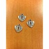 Bedel zilver hartje met lot p/st 