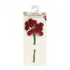 Bloemen rood Curly Rose 20mm p/12st