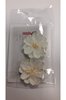 Bloemen wit 5cm p/2st meeldraad