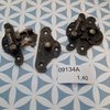Doossluiting 2-delig 30x38x10mm p/st brons